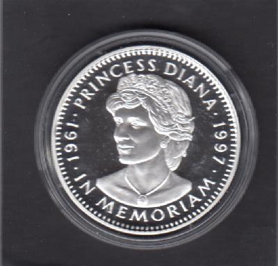 Beschrijving: 20 Dollar DIANA IN MEMORIAM